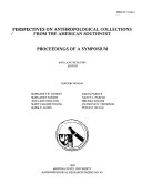Perspectives on Anthropological Collections from the American Southwest (ed.)