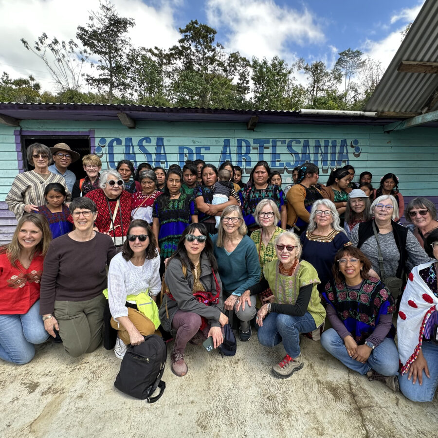 Group in Chenalho with Weaving Cooperative
