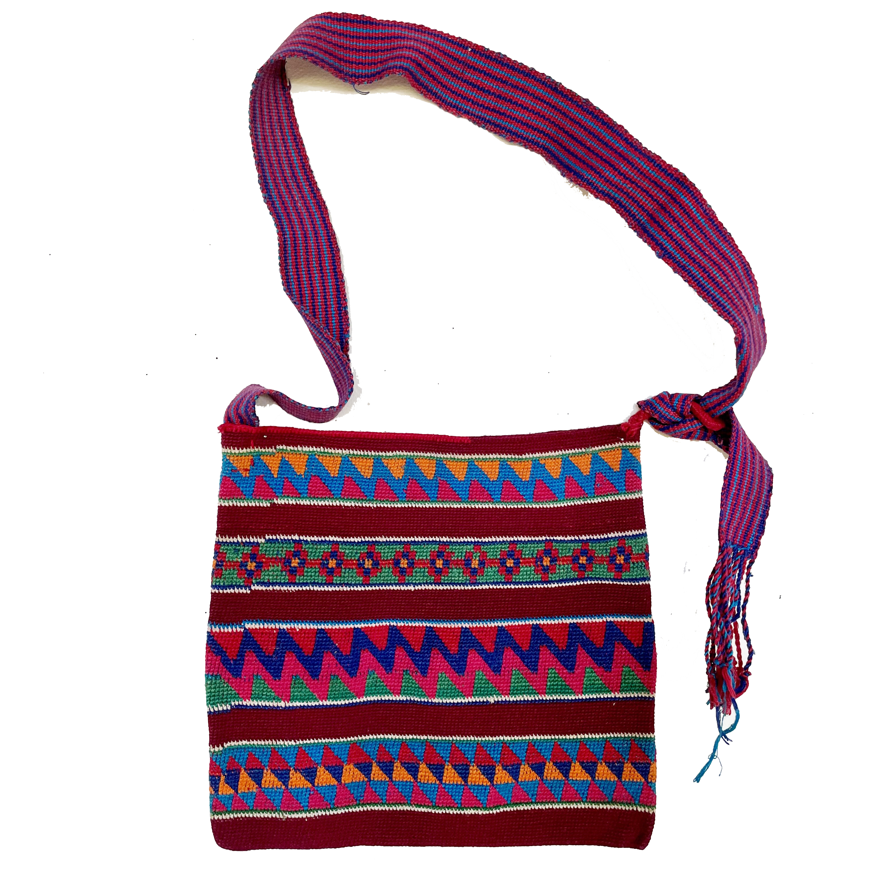 Vibrant Crochet Shoulder Bag 1 - Guatemala