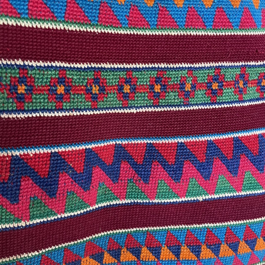 Vibrant Crochet Shoulder Bag 1 - Guatemala - Image 2