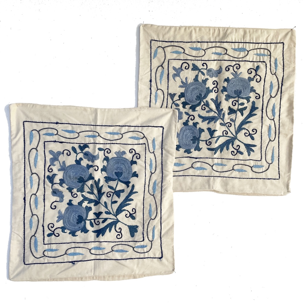 Set of Hand Embroidered Cushion Covers - Kyrgyzstan