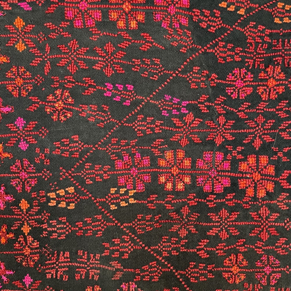 Floral Embroidered Wall Hanging - Palestine - Image 2