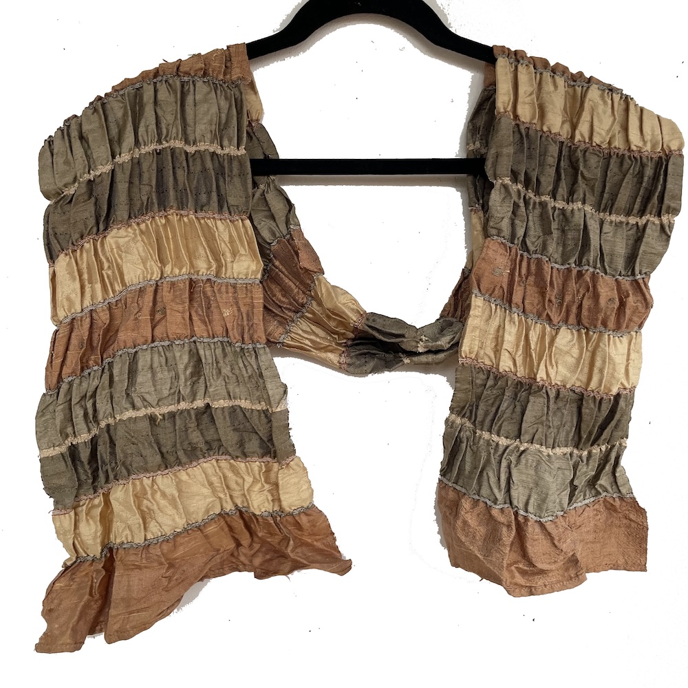 Rouched Silk Scarf - Thailand