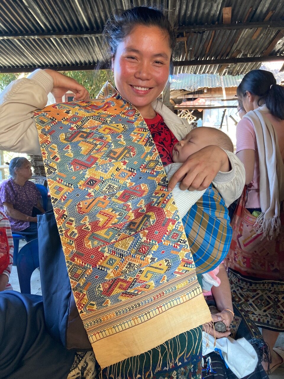 Handwoven Silk Textiles from Laos & book Silk Weavers of Hill Tribe Laos - Image 4