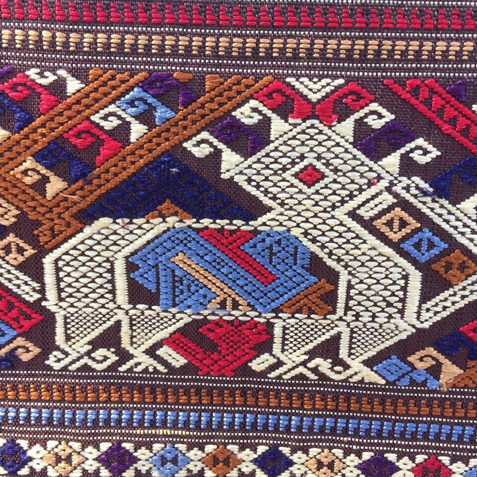 Handwoven Silk Textile from Laos