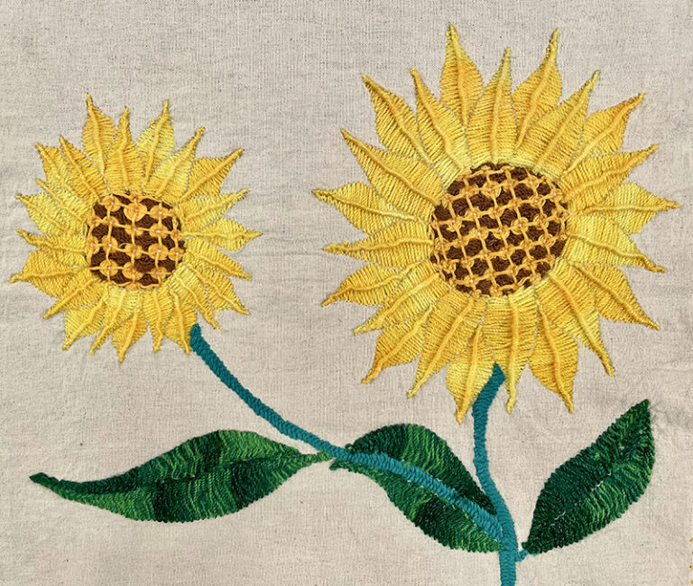 26+ Usa Sunflower Embroidery